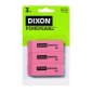 Dixon® Pink Pearl® Erasers, 3/pkg