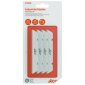 Dentec Slice Ceramic Replacement Blades, Rounded, 4-7/10", 4/pkg