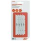 Dentec Slice Ceramic Replacement Blades, Pointed, 4-7/10", 4/pkg