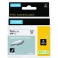 DYMO® Rhino Industrial Labels Heat-Shrink Tube, 3/8", Black on White