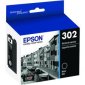 Epson® #302 Inkjet Cartridge, Black