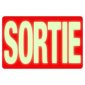 Headline® Glow in the Dark Exit Sign French