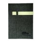 Hilroy Premiere Bungee Journal, 8-1/2" x 6", Grey/Cream