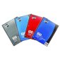 Hilroy 1 Subject Notebook, 3-hole Punched, 10-1/2" x 8", 100 Pages, Assorted Colours