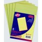 Hilroy Writing Pads, 64 shts/pad, 5" x 8", Canary