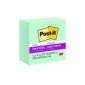 Post-it&reg; Notes Cubes, 3" x 3", Fresh Mint, 5/pkg