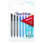 Paper Mate&reg; InkJoy&reg; 100 RT Retractable Ball Point Pens, Medium Point, Assorted, 8/pkg