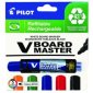 Pilot&reg; V-Board Master Whiteboard Marker Bullet Tip Assorted Colours 5/pkg