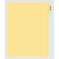 Legal Exhibit Index Dividers, Buff, 25/pkg
