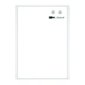 Quartet® Plastic Frame Magnetic Dry Erase Board, 11" x 17", White