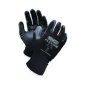 RONCO Flexsor Polyurethane Palm Coated Gloves, Xsmall, Black/Black, 12 pairs/pkg