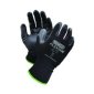 RONCO Flexsor Polyurethane Palm Coated Gloves, Small, Black/Black, 12 pairs/pkg