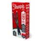 Sharpie® S-Gel® Retractable Pens, 0.7mm, Red, 12/bx