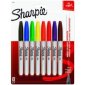 Sharpie® Fine Tip Permanent Markers, Assorted Colours, 8/pkg