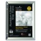 Seco Snap Frame Sign Holder, 8-1/2" x 11", Silver