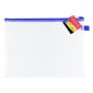 Selectum Zipper Pouch, 13" x 9-1/2", Clear