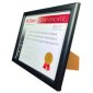 St. James® Certificate/Document Frame with One-Piece Molding, 12" x 9-2/5" x 1/2", Black