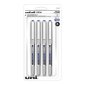 uni-ball® Vision Roller Pens, 0.7mm, Blue, 4/pkg