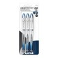 Uni-ball® Vision Elite Roller Pen, 0.8mm, Blue/Black, 3/pkg