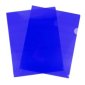 VLB FileMode View Folders, 11" x 8-1/2", Violet, 10/pkg