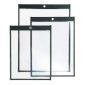VLB FileMode Hang UP Sheet Holder, 8-1/2" x 11", Clear w/Black edge