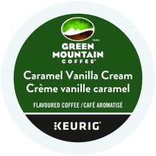 Green Mountain Coffee K-Cups, Caramel Vanilla Cream Light Roast, 24/bx