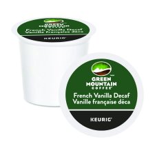 Green Mountain Coffee K-Cups, Decaf French Vanilla Light Roast, 24/bx