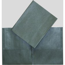 Hilroy Twin Pocket Portfolio, 11-3/4" x 9-1/2", Black