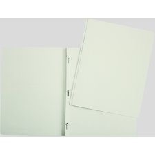 Hilroy Panel & Border Report Cover, 11-1/2" x 9-1/8", White