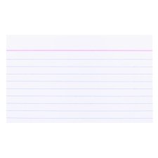 Mead Ruled Index Cards, 3" x 5", 100/pkg