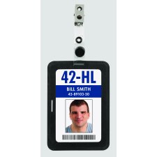 Merangue ID Card Holder, Black, 12/bx