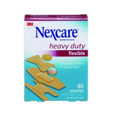 Nexcare Heavy Duty Fabric Bandages, 40/bx