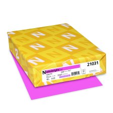 Neenah Astrobrights Paper, Letter, Pulsar Pink, 500/pkg