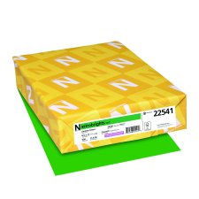 Neenah Astrobrights Paper, Letter, Gamma Green, 500/pkg