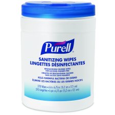 Purell Hand Sanitizing Wipes, 270/tb