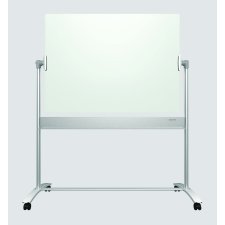 Quartet Infinity Glass Magnetic Dry Erase Mobile Easel, 48" x 36"