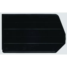 Quantum Stack and Hang Bin Divider, 8-1/4" x 10-3/4" x 7", Black, 6/ctn