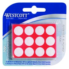Westcott Reinforcements, White, 300/pkg