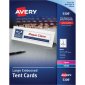 Avery Tent Cards, 11" x 3-1/2", White, 50/bx
