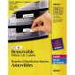 Avery Removable I.D. Labels, 1-3/4" x 1/2", White, 800/pkg