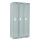 Anthony Steel Clean Line� Lockers, Single Tier, 3 Bank, Pearl Grey