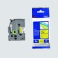 Brother P-Touch TZ Tape, 1", Black on Yellow
