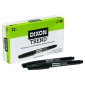Dixon Trend Porous Point Pens, Fine Tip, Black, 12/bx