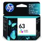 HP #63 Inkjet Cartridge, Tricolour