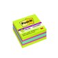 Post-it Super Stickey Notes Cube, 3" x 3", Assorted Colours