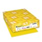Neenah Astrobrights Paper, Letter, Sunburst Yellow, 500/pkg