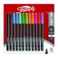Sharpie Pen, Fine Tip, Assorted, 12/pkg