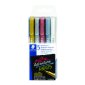 Staedtler Metallic Markers , Assorted, 5/pkg