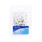 Westcott Push Pins, White, 100/bx