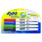 Expo Low Odour Dry Erase Markers, Ultra Fine Tip, Assorted, 4/pkg
